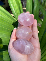 Load image into Gallery viewer, Rose Quartz Palm/Pocket Stone
