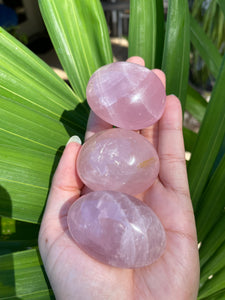 Rose Quartz Palm/Pocket Stone