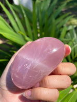 Load image into Gallery viewer, Rose Quartz Palm/Pocket Stone
