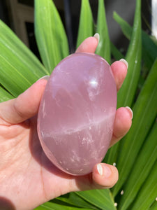 Rose Quartz Palm/Pocket Stone