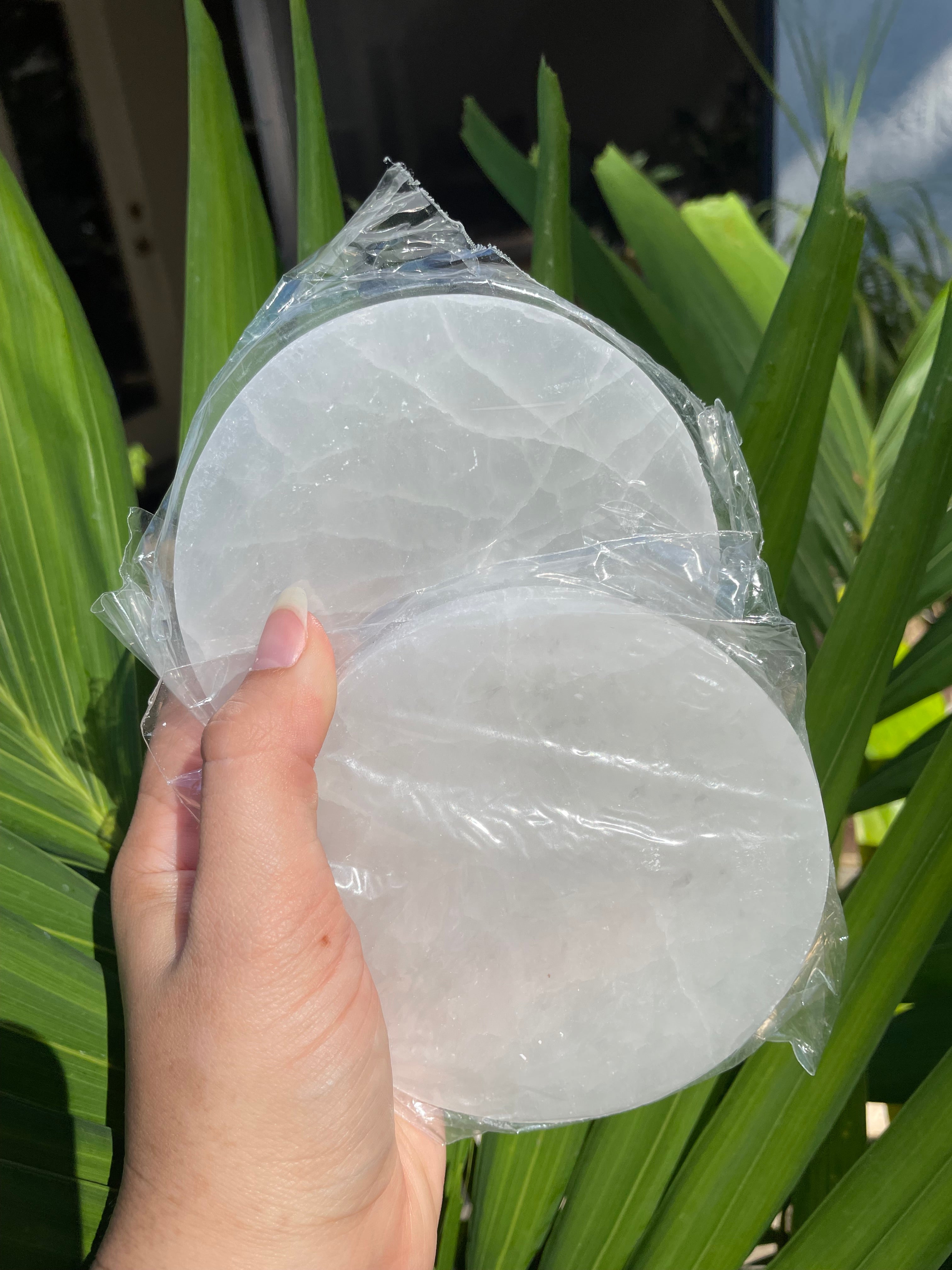 Selenite Satin Spar Charging Plate (Round/Square)