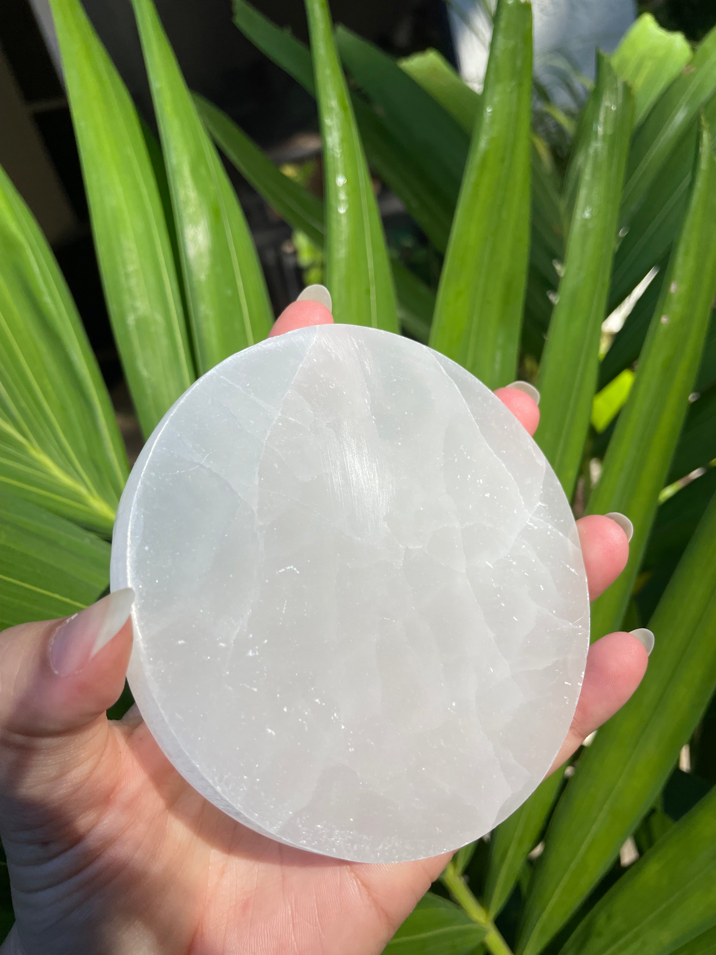 Selenite Satin Spar Charging Plate (Round/Square)