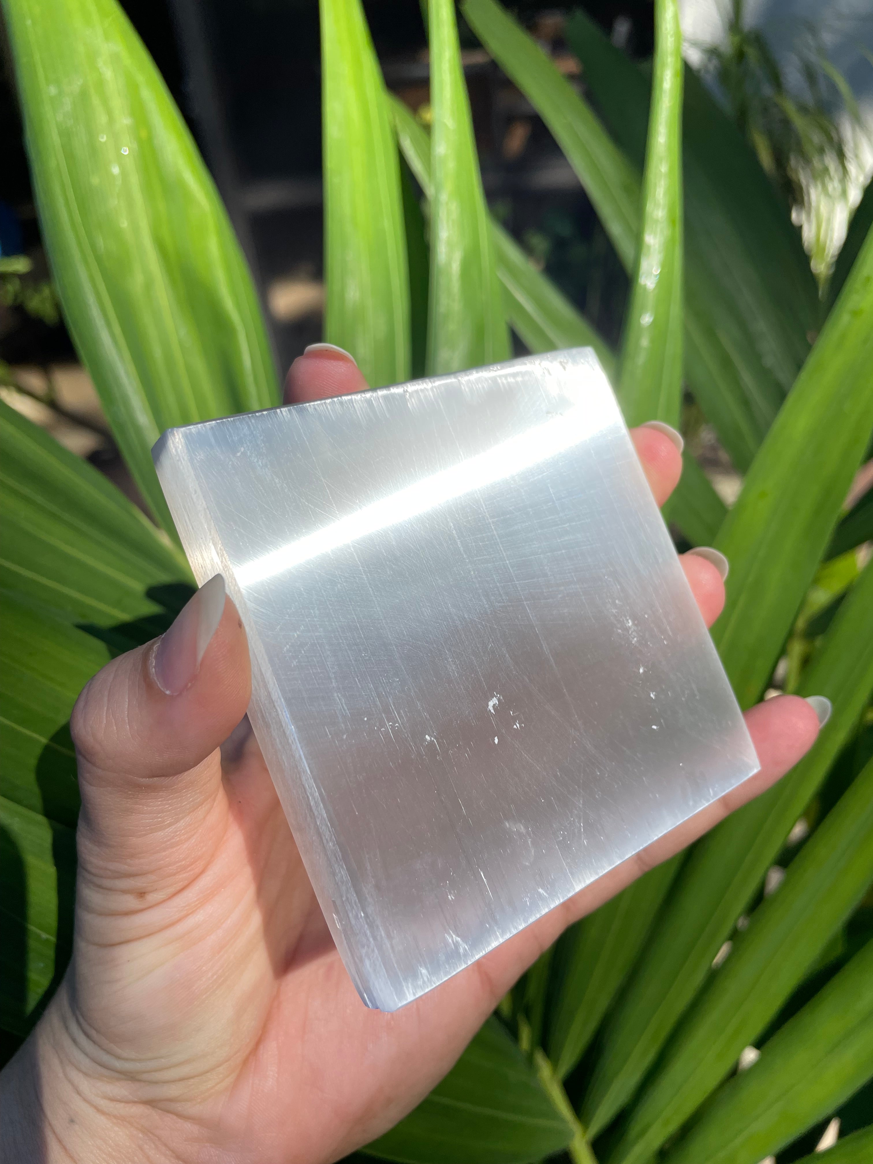 Selenite Satin Spar Charging Plate (Round/Square)